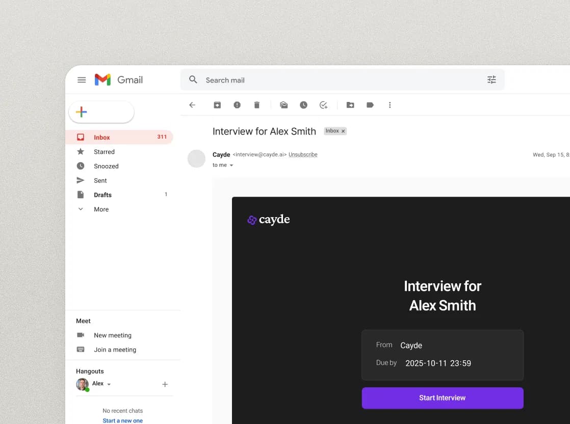 Flexible interviews, anytime